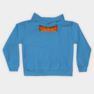 Dog visits the Pumpkin Patch Kids Hoodie